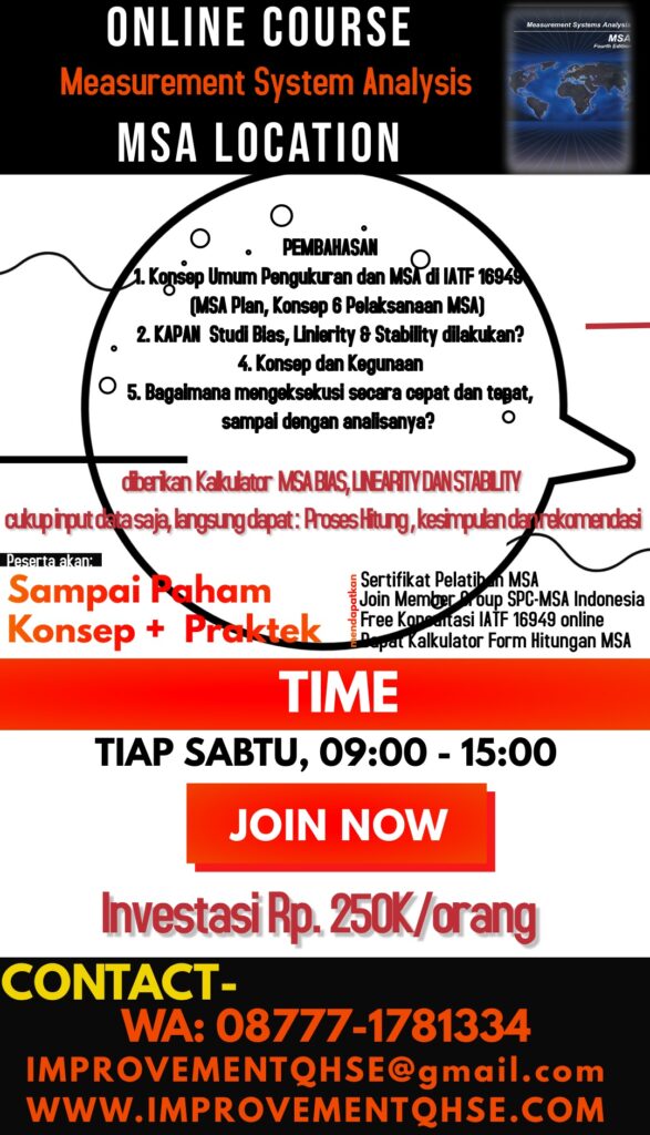 Msa Atribute Www Improvementqhse Pt Rimar Solusi Tangguh